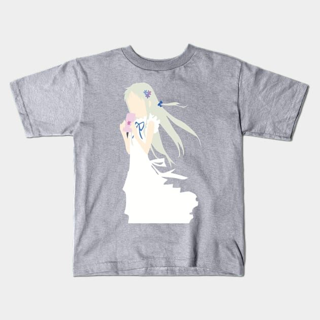 Menma Minimalist Kids T-Shirt by KokoroPopShop